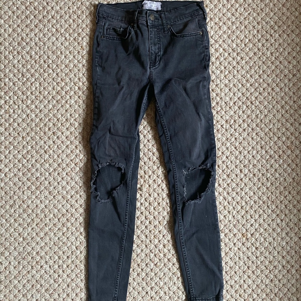 Free People Busted Knee Skinnies